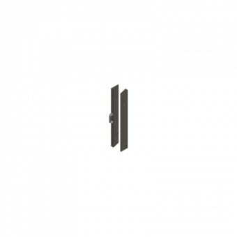 LOGO.3 panel height 90cm LOGO PVC dismantling wedge 5x90cm w/o locking screw