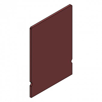 Modular/GE replacement parts Plywood panel Mod. 43x62.5cm 15x607x412
