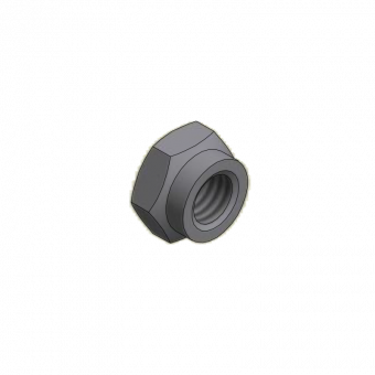 Hexagon locknut M5 DIN 985 galvanized 