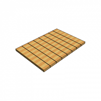 TG60-Zubehör Holzboden für Modul-Gitterbox