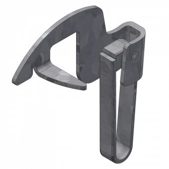 PASCHAL Deck accessories Wooden grinder connector H20/H20 galvanised